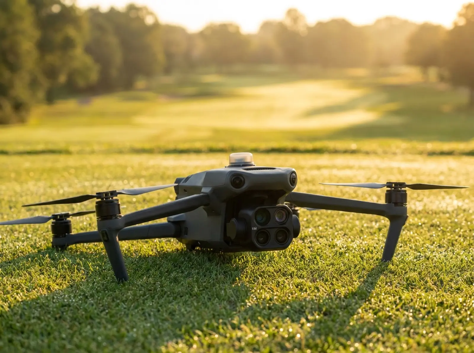 Dron DJI Mavic 3 Multispectral con su cámara multiespectral